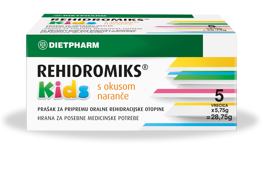 Dietpharm Rehidromiks® Kids prašak s okusom naranče