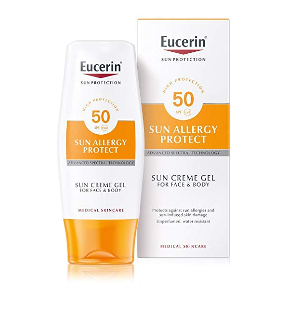 Eucerin Krema-gel za zaštitu kože osjetljive na sunce SPF 50 150ml