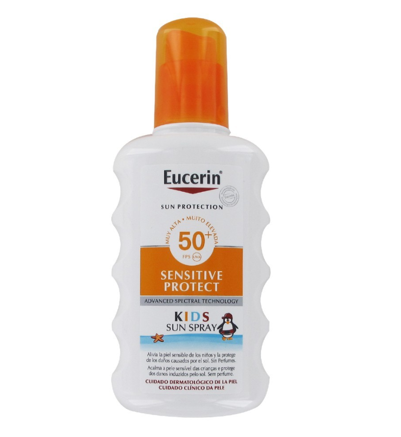 Eucerin Sensitive Protect Kids sprej za zaštitu dječje kože od sunca SPF 50+ 200ml