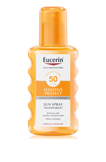 Eucerin Sensitive Protect Transparent sprej za zaštitu od sunca SPF 50 200ml