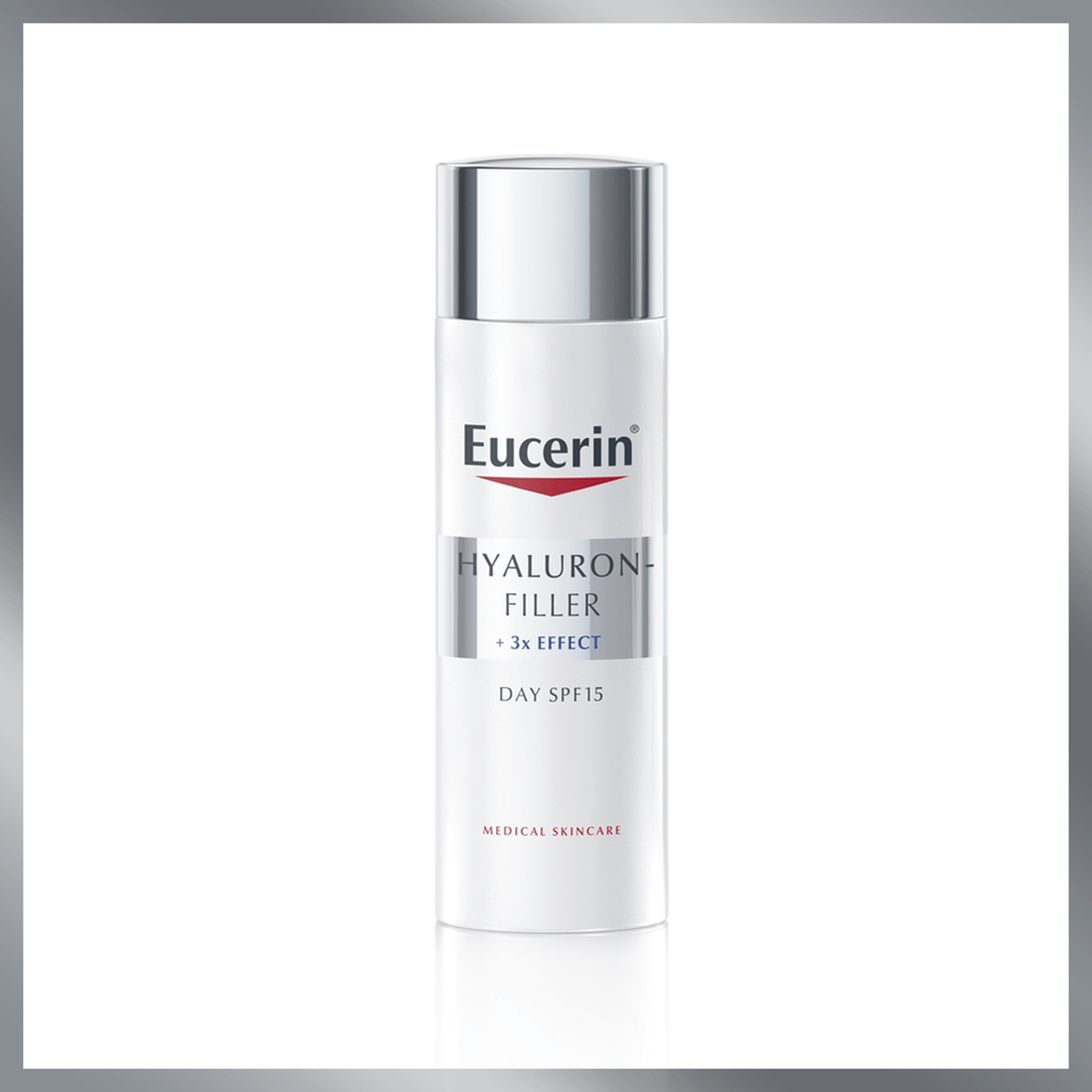 Eucerin Hyaluron-Filler 3x EFFECT dnevna krema za normalnu i mješovitu kožu sa SPF 15, 50 ml