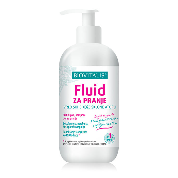 Biovitalis Fluid za pranje vrlo suhe kože sklone atopiji 250ml