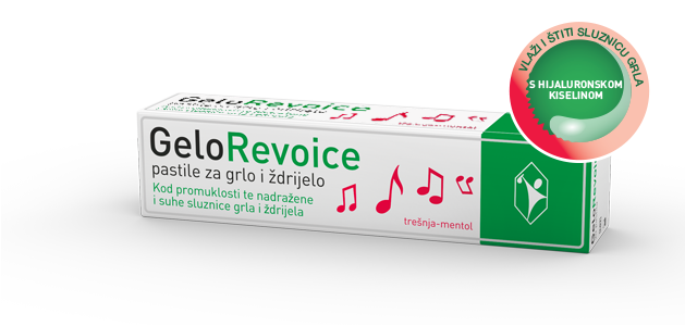 GeloRevoice pastile trešnja 20 kom