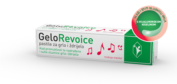 GeloRevoice pastile trešnja 20 kom