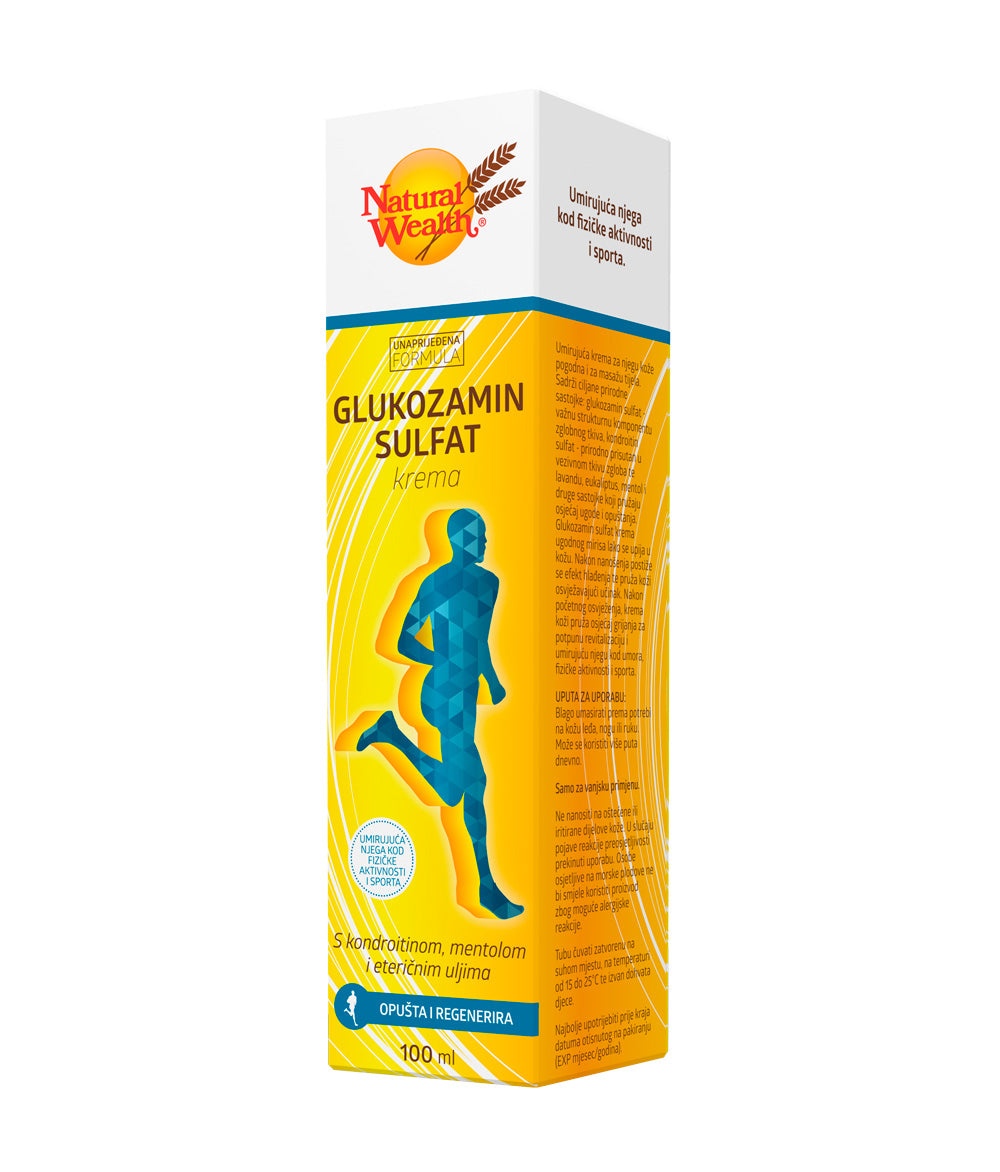 Natural Wealth Glukozamin sulfat krema 100 ml
