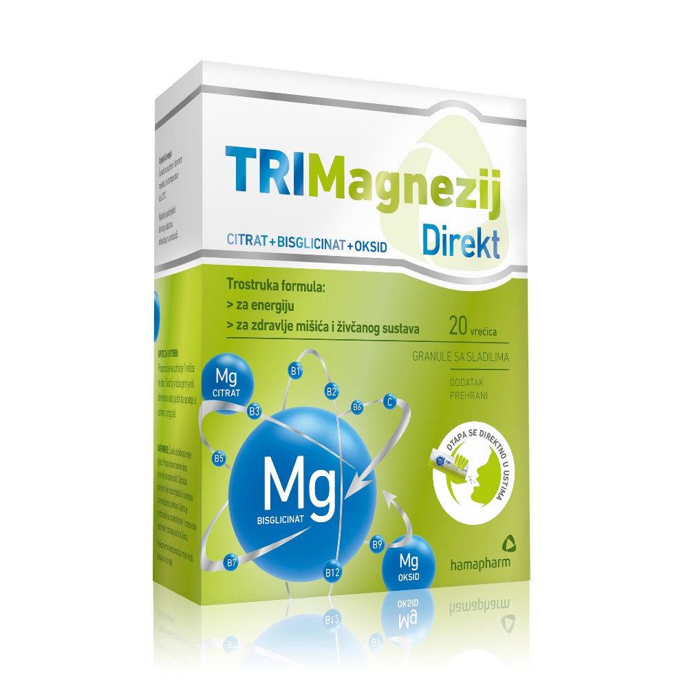 Hamapharm TRIMagnezij Direkt 20 vrećica