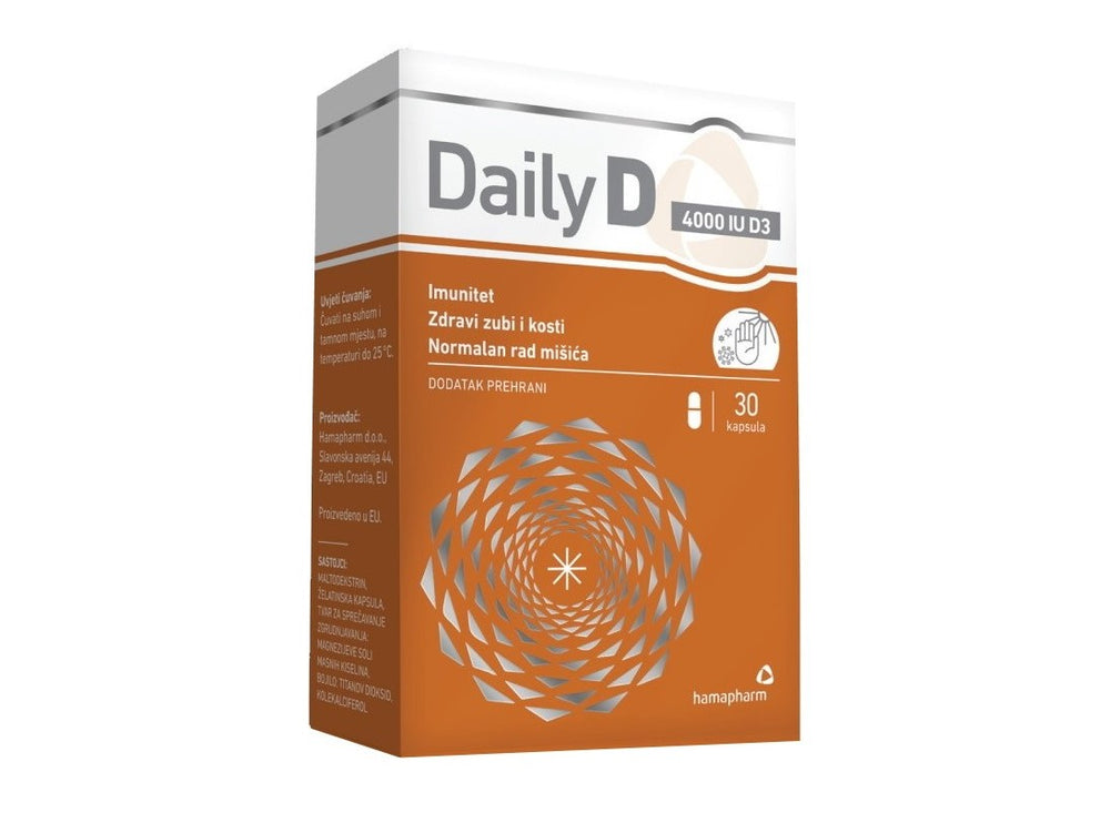 Hamapharm Daily D 4000 IU 30 kapsula