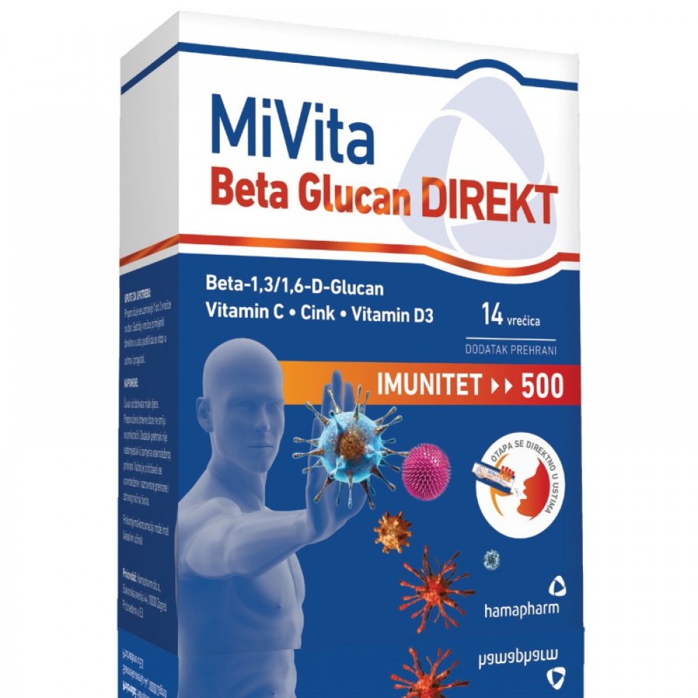 MiVita Beta Glucan Direkt 14 vrećica