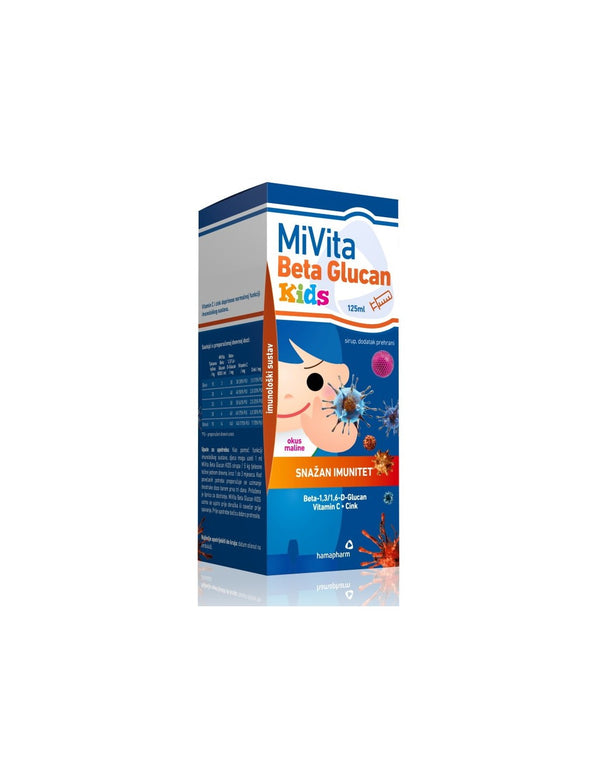 HAMAPHARM MiVita Beta Glucan Kids, 125 ml