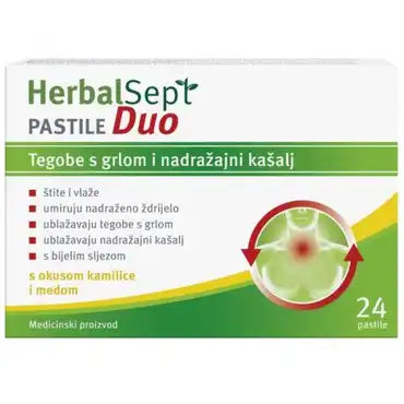 Dr. Theiss Herbalsept DUO 24 pastila
