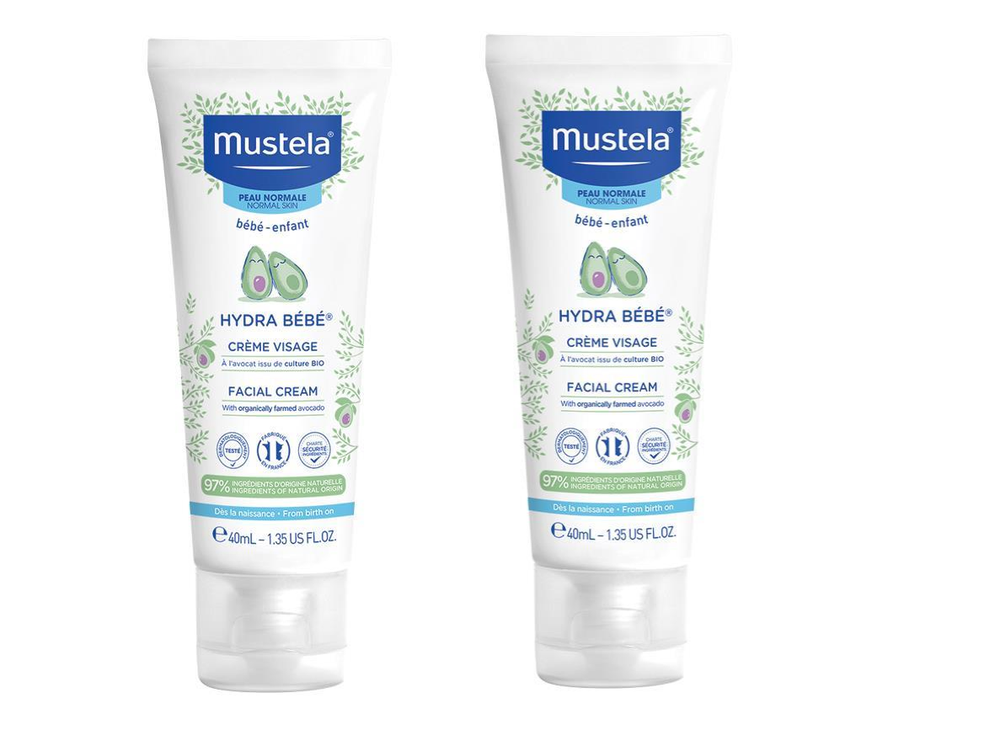 Mustela Hidratantna krema za lice 40 ml 1+1 GRATIS