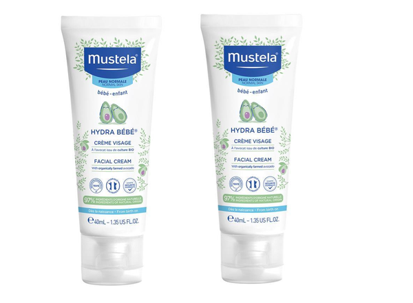 Mustela Hidratantna krema za lice 40 ml 1+1 GRATIS