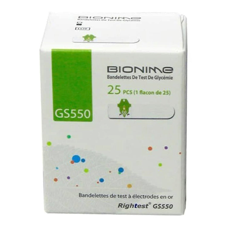 Test trake BIONIME GS550 Rightest A 25 kom