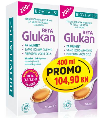 Biovitalis Beta Glukan 400 ml PROMO