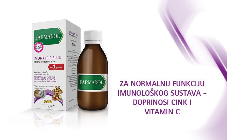 PIP Farmakol Imunalpip plus - mednopropolisni sirup 150 ml