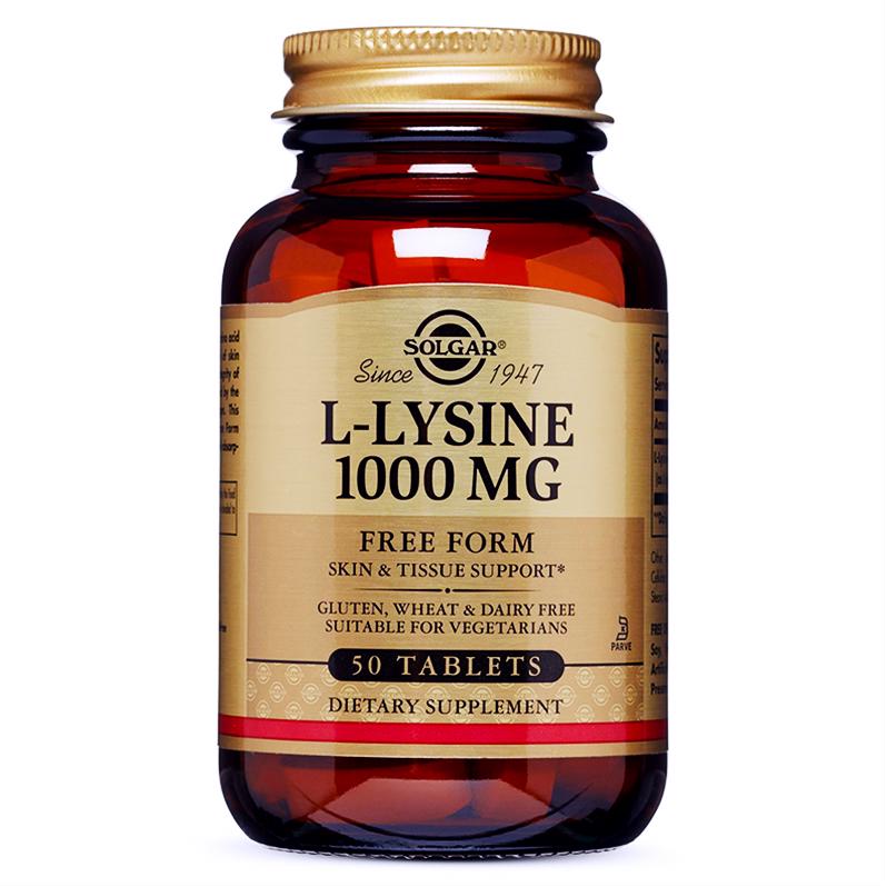 Solgar L-lizin 100 mg 50 tableta