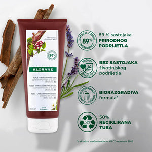 Klorane balzam s kininom i organskim runolistom 200 ml