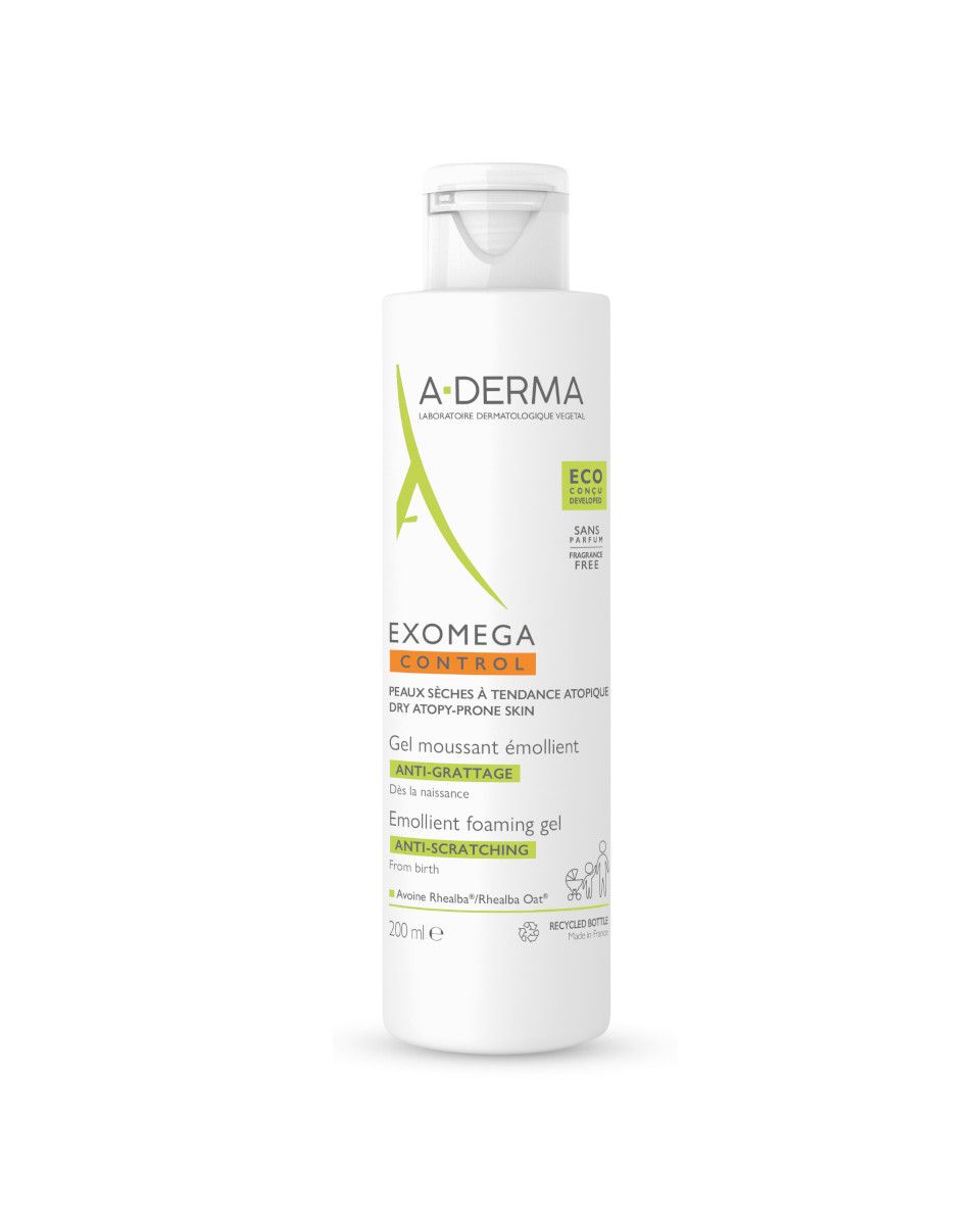 A-Derma Exomega Control emolijentni pjenušavi gel 200 ml