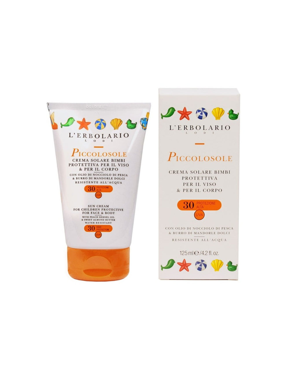 L'erbolario Sun dječja krema za zaštitu od sunca za lice i tijelo SPF 30+ ,125 ml