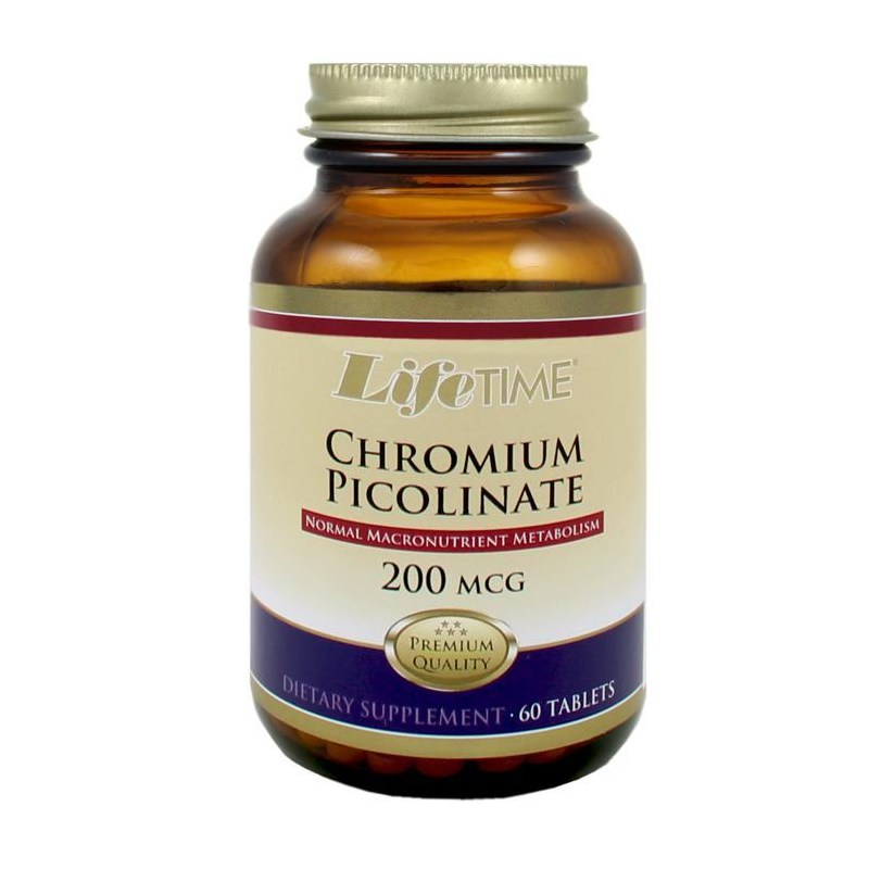 LIFETIME Chromium Picolinate 200 mcg 60 tableta