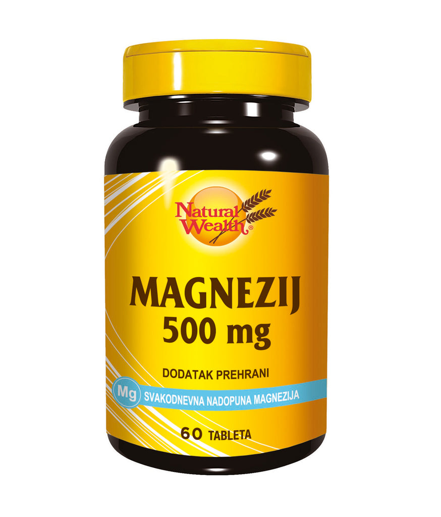 Natural Wealth Magnezij 500 mg 60 tableta