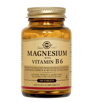 Solgar Magnezij + Vitamin B6 100 tableta