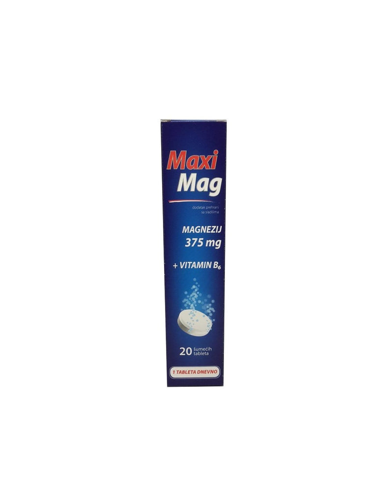 MaxiMag šumeće tablete 375 mg, 20 tableta