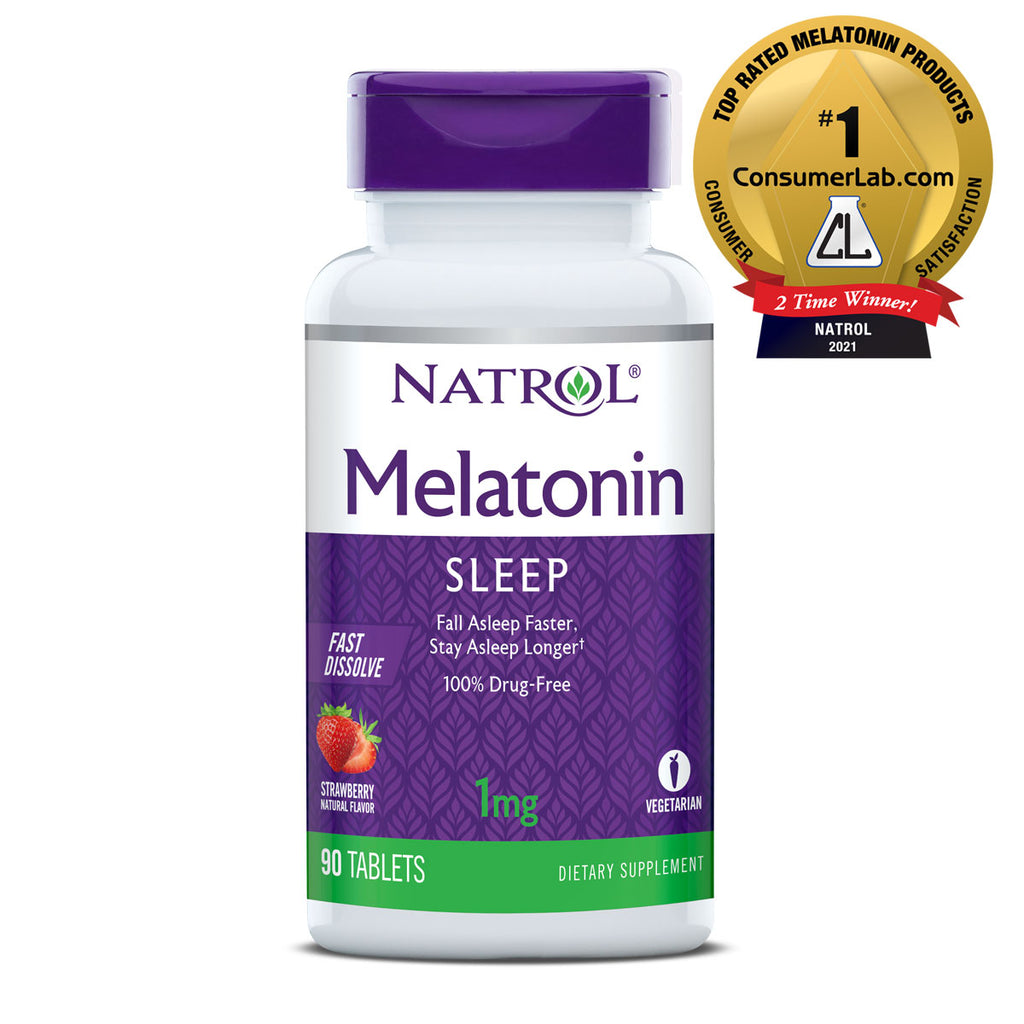 Natrol Melatonin 1 mg Fast dissolve 90 tableta za žvakanje