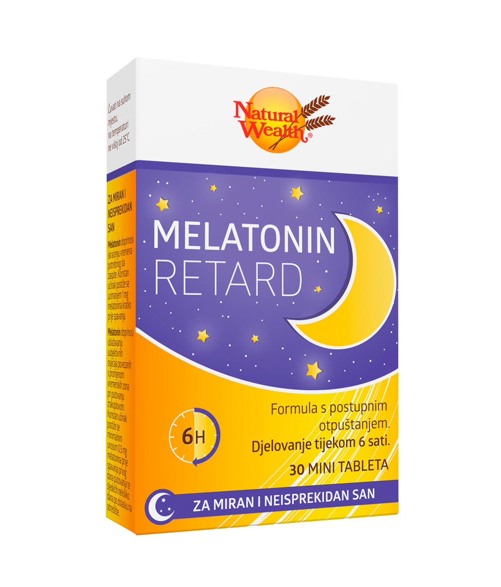 Natural Wealth Melatonin Retard 30 mini tableta