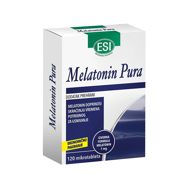 ESI Melatonin pura 1 mg 120 tableta
