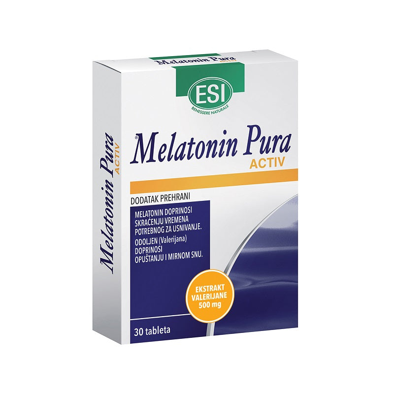 Esi Melatonin Pura Aktiv s valerijanom 30 tableta
