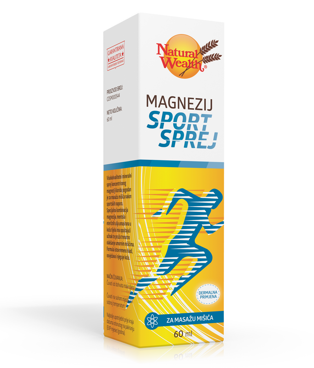 Natural Wealth Magnezij Sport sprej 60 ml