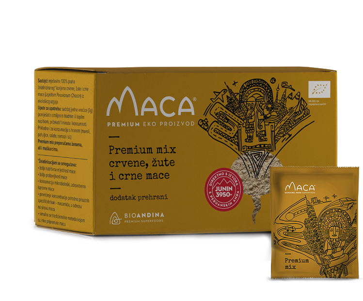 Bioandina Premium miks aktivirana Maca Prah 30x5 g