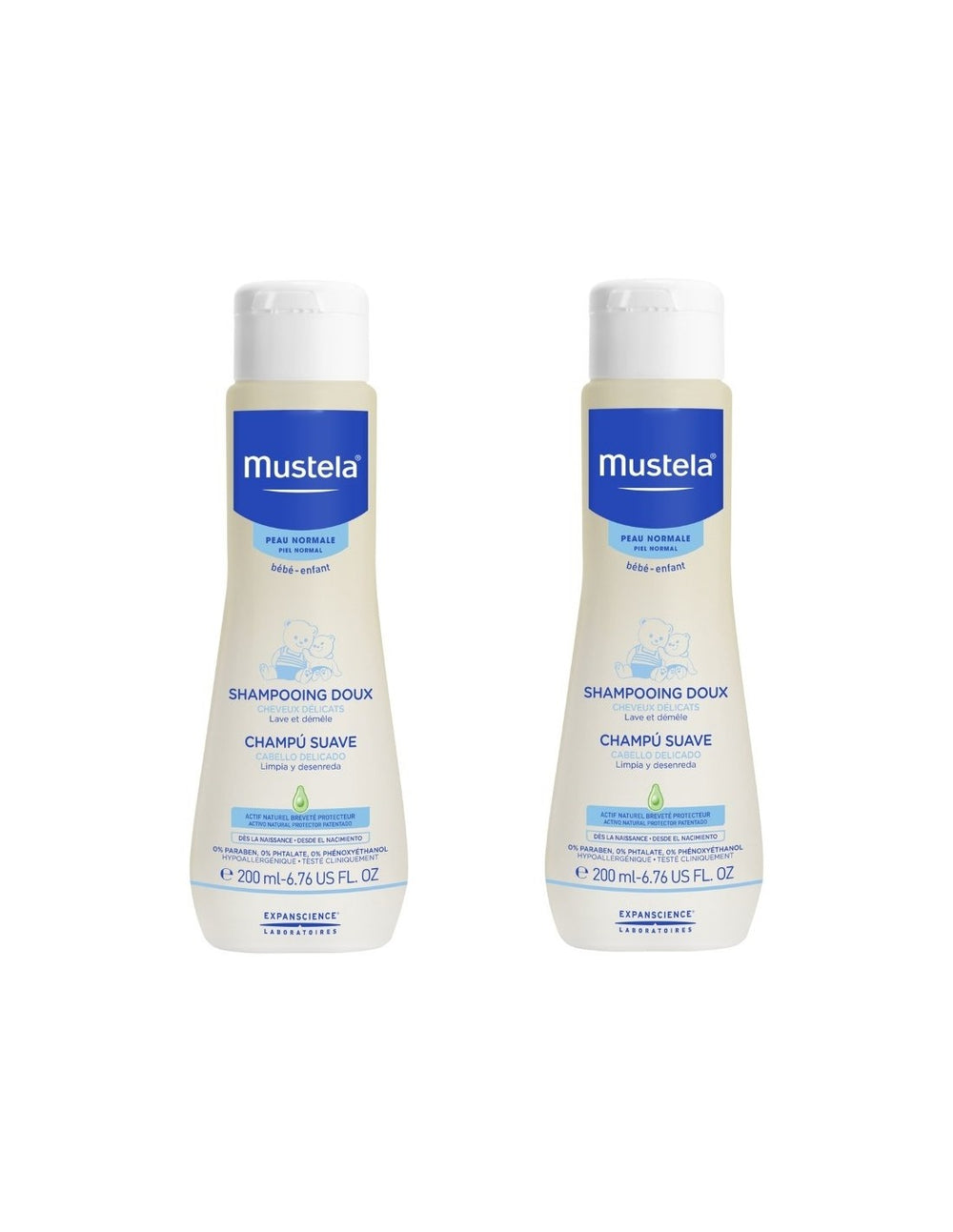 Mustela Nježni šampon 200 ml 1+1 GRATIS