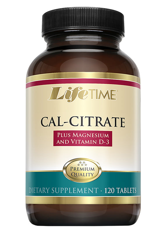 LIFETIME Kalcijev citrat + magnezij + vitamin D3, 120 tableta