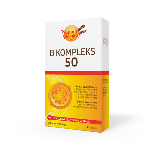 Natural Wealth B-kompleks 50 - 30 tableta