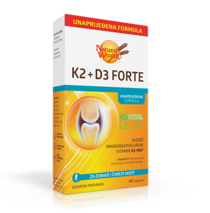 Natural Wealth K2 + D3 Forte 40 kapsula