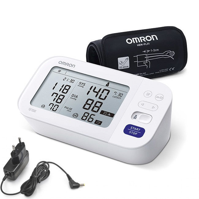 Omron M6 Comfort s pametnom manžetom + adapter