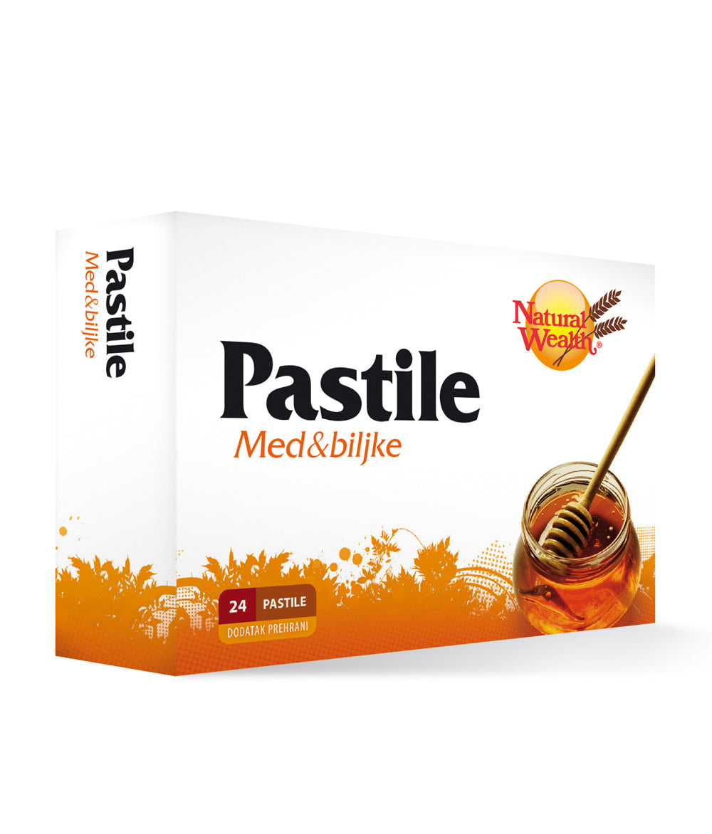 Natural Wealth Pastile Med&Biljke 24 kom