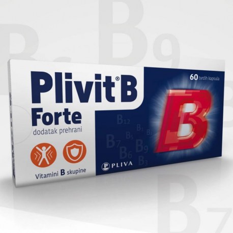 Plivit B Forte kapsule, 60 kapsula