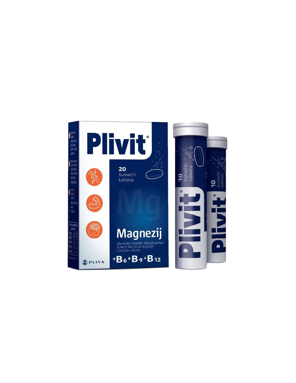 Plivit Magnezij šumeće tablete 20 tableta