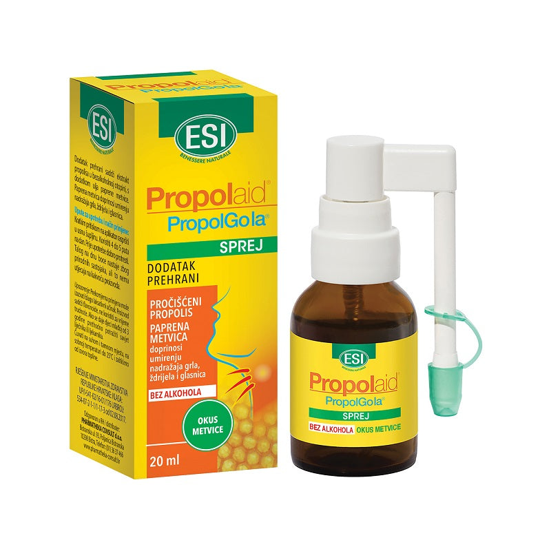 Esi Propolgola Sprej za grlo bez alkohola 20 ml