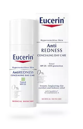 Eucerin AntiREDNESS dnevna krema protiv crvenila sa zelenim pigmentom SPF 25