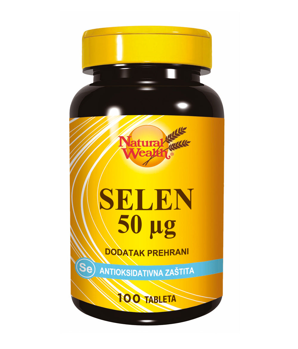 Natural Wealth Selen 50 μg 100 tableta