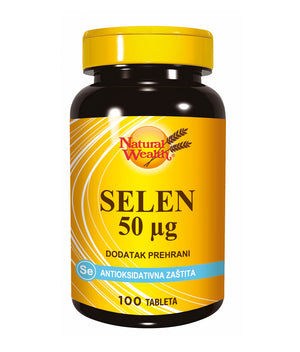 Natural Wealth Selen 50 μg 100 tableta