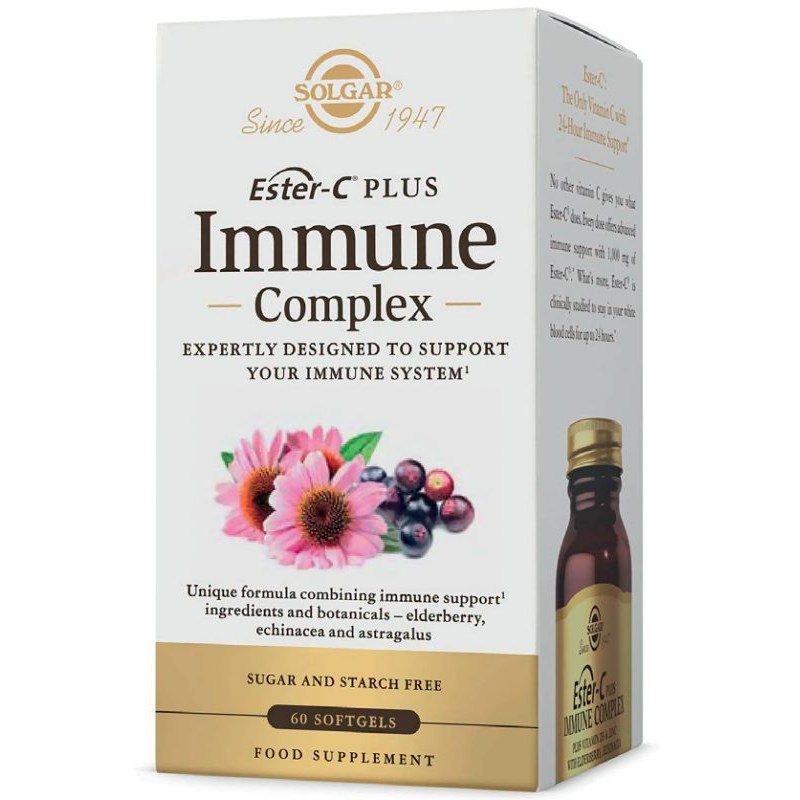 Solgar Ester-C Immune complex 60 mekih kapsula