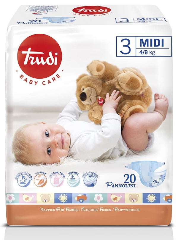 Trudi Dry Fit pelene MIDI 4–9 kg 20 pelena