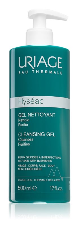 Uriage Hyseac cleansing gel 500 ml