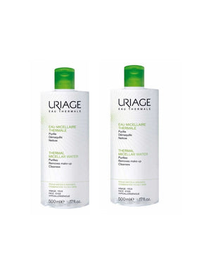 Uriage Micelarna voda za čišćenje mješovite/masne kože, 500 ml DUO
