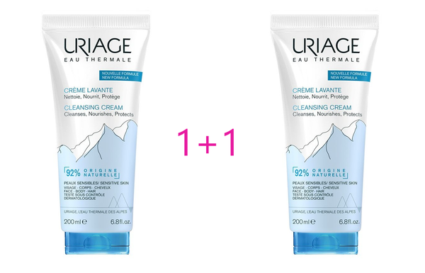 Uriage Creme Lavante pjenušava emulzija za pranje 200 ml 1+1 GRATIS